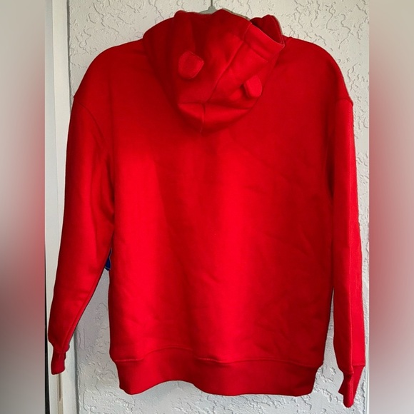 HARIBO Unisex Red Hoodie with Bear and Candy Cane Design- Size L14 (NWT) - Picture 6 of 10